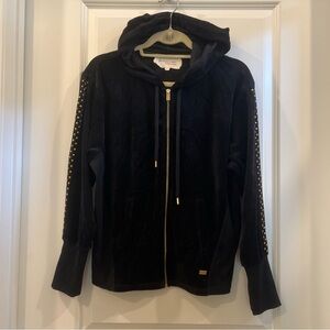 Vince Camuto Black velour Studs details Women's Jacket excellent